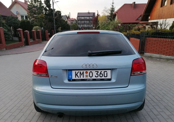 Audi A3 cena 18500 przebieg: 169398, rok produkcji 2006 z Janowiec Wielkopolski małe 529